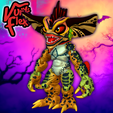 FreshStartMonster40.png Gremlins Gremlin Mohawk MultiColor Flexi Print-In-Place + figura
