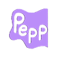 peppa pig-IZQ-logo-fondo.stl PEPPA PIG - BIRTHDAY DECORATIONS