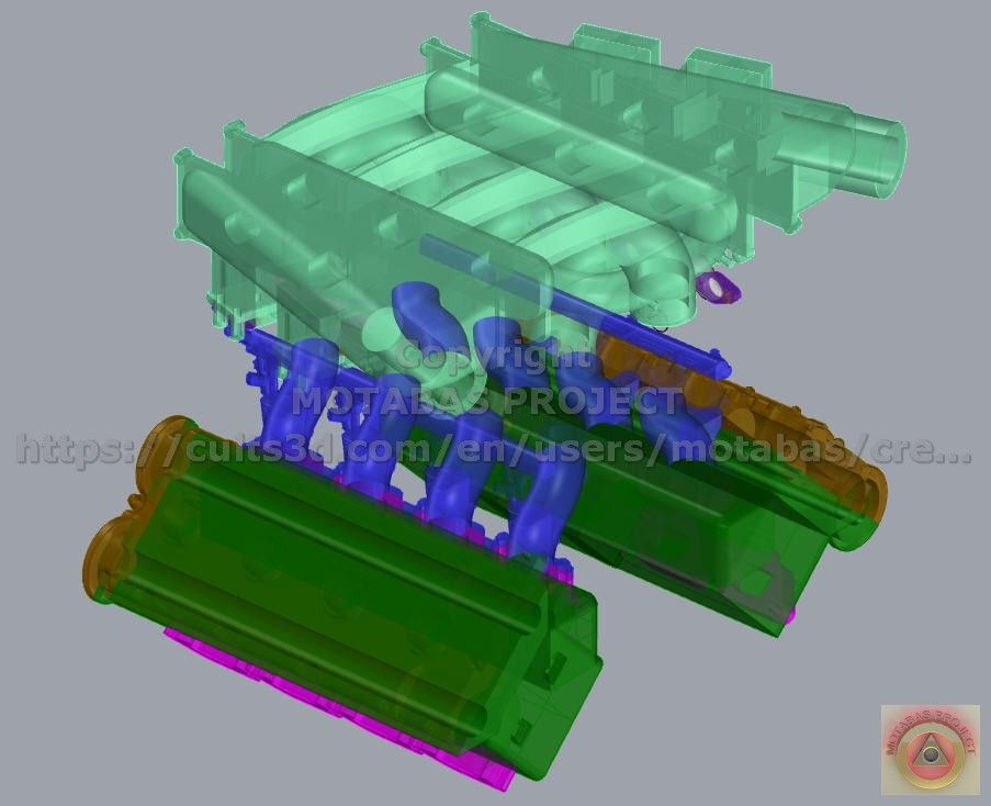 __F40_1a.jpg STL file FERRARI F40 ENGINE・Model to download and 3D print, motabas
