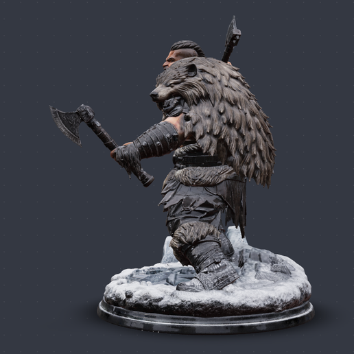 yuiui.png Wolfborn Berserker – Dual Axe Warrior STL