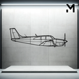 600m-sls.png Wall Silhouette: Airplane Set