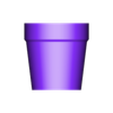 Extruded Flower Pot Medium Divider Insert.STL 3D Printable Extruded Layer Pot with embellished 3D printing layers