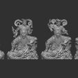 1.jpg Four Heavenly Kings 3D Model Set