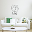 222.png Amy Rose;) - Wandkunst Dekor