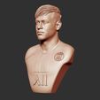 05.jpg Neymar Jr 3D Portrait Sculpture