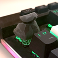 keycap_crow_low-poly_00.png Crow Low Poly Tastenkappe
