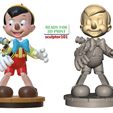 The-first-Step-of-Pinocchio-and-Jiminy-Cricket-1.jpg The first Step of Pinocchio and Jiminy - fan art printable model