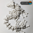 Still4.png Hollow Dragon, Articulating Bone Dragon, Halloween, Cinderwing3D, Print-in-place