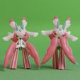 lurantis-cults-render.jpg Pokemon - Fomantis and Lurantis with 2 poses