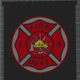 FF-BBL.jpg Fire Fighter Logo Card Box Lid with Fire Fighter logo modeled in for easy in software painting