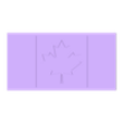 Canadian Flag with Boarder.stl Canadian Flag with and without Border