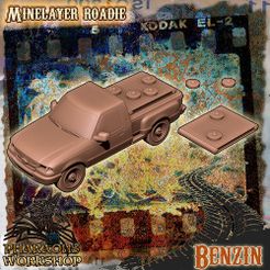 1.jpg 3D file Minelayer pickup truck・3D printer model to download
