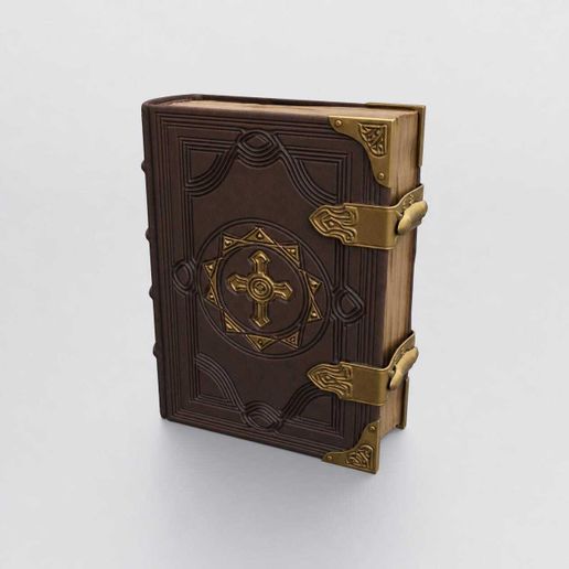 Miniature Arcane Grimoire STL - Dollhouse Miniature 3D Print File