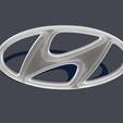 14.jpg Hyundai Badge 3D Print