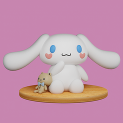 cinnamo-v8.png STL file Cinnamoroll Sanrio・3D print design to download