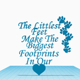 Little-feets.png The littlest feet make the biggest footprints in our hearts - pet symbol paw print