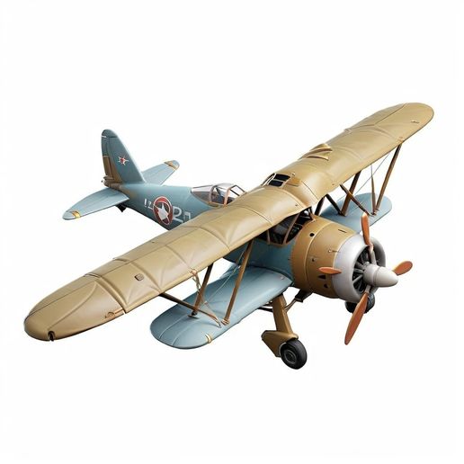 Fiat CR.42 Falco 3D Mannequin STL Printable – 3D Mannequin STL for Printing