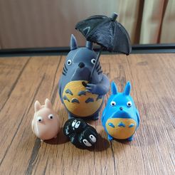20210404_115218.jpg STL file Totoro and Friends・3D printing model to download