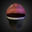 FennecHelmetFront.jpg The Mandalorian Fennec Shand Helmet for Cosplay 3D print model