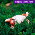 IMG_3082.jpg STL file Corgi dog print in place articulated flexi toy・Design to download and 3D print