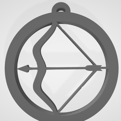 bue.png Fichier STL Porte-clés signe du zodiaque Sagittaire・Design pour impression 3D à télécharger