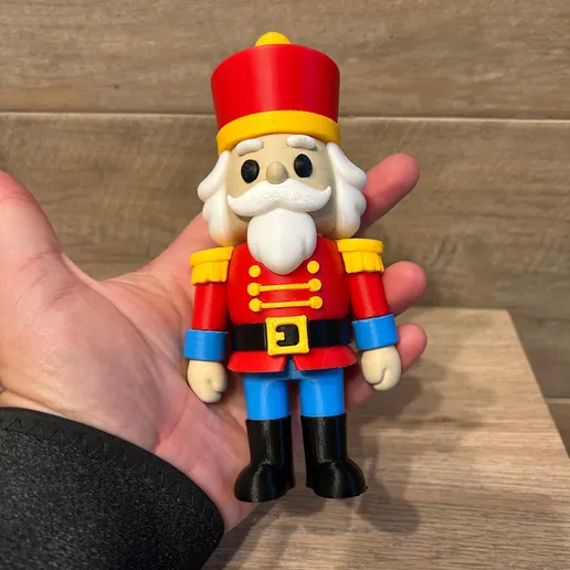 Easy Print Nutcracker Statue (No AMS/ multipart)