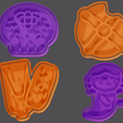 BACK 1.png Day of the Dead cookie cutter and fondant Mexico