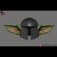 05.jpg Yoda Mandalorian Helmet - Star Wars Mandalorian