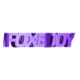 foxhatch.stl Foxbody Hatchback Flip Art