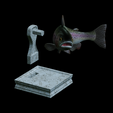 Rainbow-trout-trophy-49.png rainbow trout / Oncorhynchus mykiss fish in motion trophy statue detailed texture for 3d printing