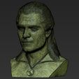 30.jpg Geralt of Rivia The Witcher Cavill bust 3D printing ready