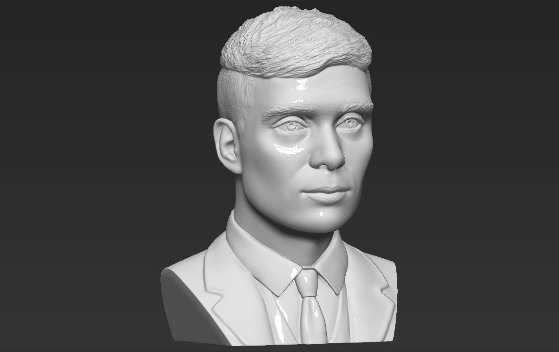 10.jpg Download file Tommy Shelby from Peaky Blinders bust 3D printing ready stl obj • 3D printer design, PrintedReality