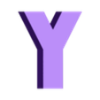 Y.stl TRANSFORMERS Letters and Numbers | Logo