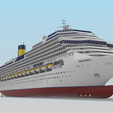 5.png COSTA PACIFICA cruise ship printable model