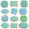cookies.jpg 12 PACK - PLATE COOKIE CUTTER - PLATE COOKIE CUTTER OR FONDANT - RETRO VINTAGE