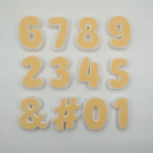 Numbers-2-2000x2000.jpg Jarrones con números - Colección de jarrones con números (0-9 - & - #)