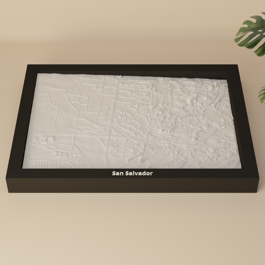 San Salvador, El Salvador - 3D Miniature