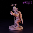 05.png Orc Shaman -  Fantasy Miniature for Tabletop & DnD