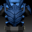 Blue_Beetle_Body_Back.png Bust for print of Blue Beetle DC Comic Fan Art - Bust for print of Blue Beetle DC Comic Fan Art