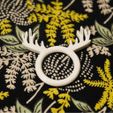 deer_ring_2.jpg STL-Datei Deer horn ring・Design für den 3D-Druck zum Herunterladen