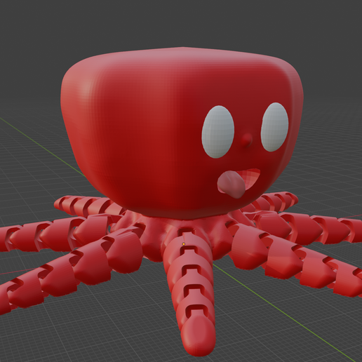 octopus articulated octopus 3D model