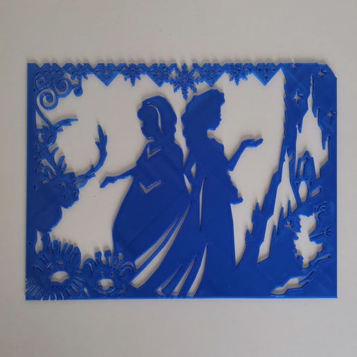 Download STL file Elsa anna olaf - The Snow Queen - Frozen - Disney ...