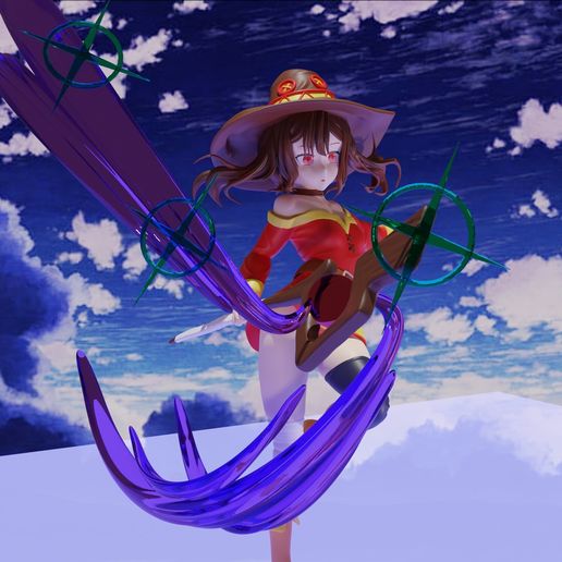 1.jpg Figura de anime Megumin + 4 faces diferentes