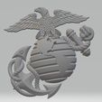 > a 22> 2F BRN OS PICO Usmc emblem - us armed forces