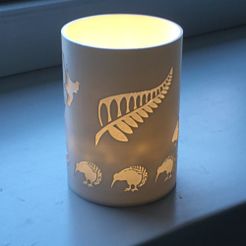 pic_01.JPG 3D file Tea-Light-Cover New Zealand・Model to download and 3D print, meteoGRID