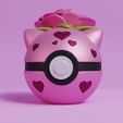 pokeball-valentines-bulba-render.jpg Pokemon Valentines Bulbasaur Pokeball