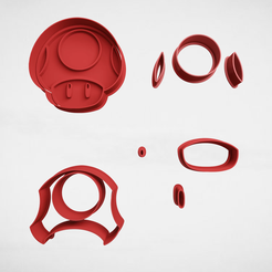 push-diseño.png Archivo 3D Super Seta de mario bros・Modelo para descargar y imprimir en 3D