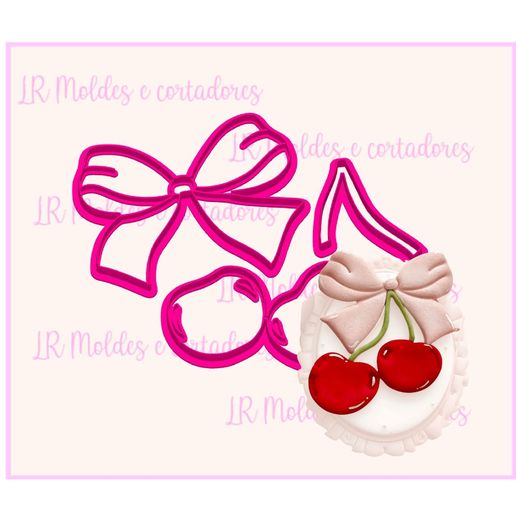 modular cherry cutter with bow