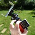 inclinometer.JPG Geared tracker for astrophotography