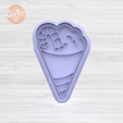 1.875.png CHRISTMAS PIZZA X8 SLICES CUTTER + STAMP / COOKIE CUTTER CHRISTMAS